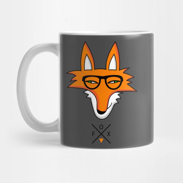 Fox hipster by spontania